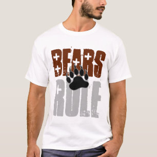 T-shirt Fierté de l'ours Ours en détresse règnent Patte d'
