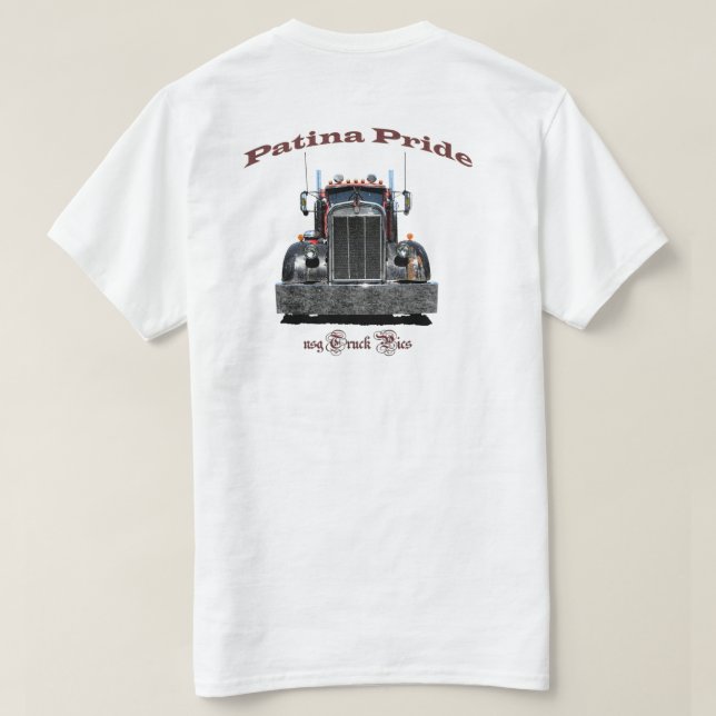 T-shirt Fierté de patine (avant vide) (Design dos)