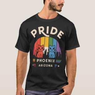 T-shirt Fierté de Phoenix City Arizona USA Rainbow Flag