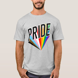 T-shirt Fierté de progrès éclatée