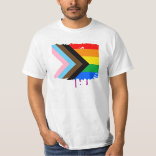 T-shirt Fierté de progrès LGBTQ+