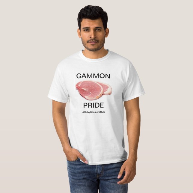 T-shirt Fierté de quartier de porc (Devant entier)