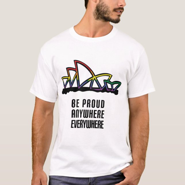 T-shirt Fierté de Sydney (Devant)