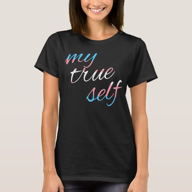 T-shirt Fierté de transport : Mon individu vrai (Devant)