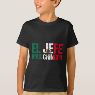 T-shirt Fierté Drapeau Mexicaine Cinco De Mayo El Jefe Mas