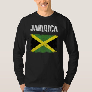 T-shirt Fierté du drapeau jamaïcain vintage Racines de l'U