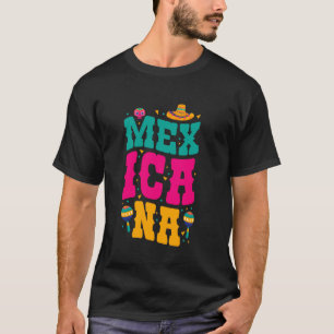 T-shirt Fierté du MEXIQUE MARACAS CHAPEAU MEXICAIN AMUSEME
