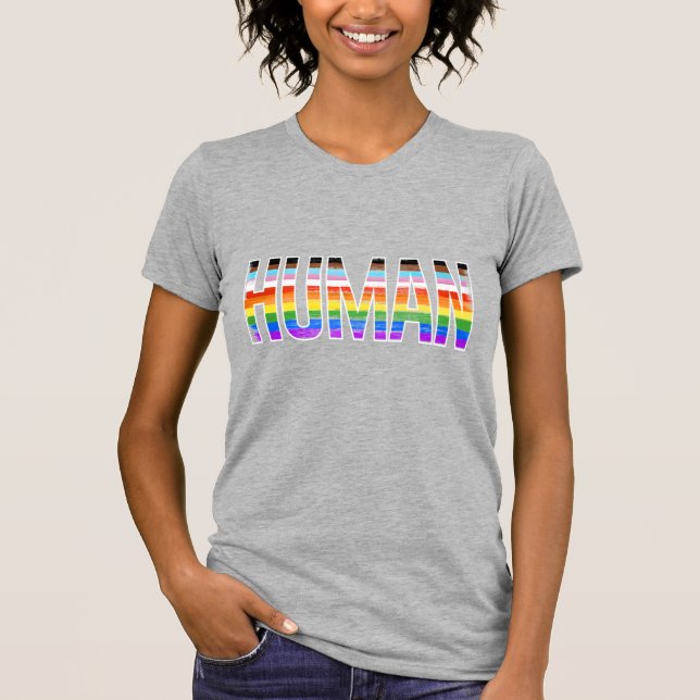 T-shirt Fierté du progrès humain (Devant)
