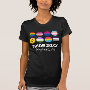 T-shirt Fierté d'unité LGBTQ+ (Pour Couleurs Sombres ) Per