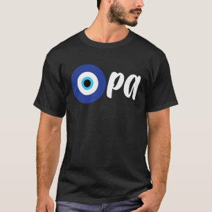 T-shirt Fierté grecque OPA Mauvais Œil Hellas Grèce Mauvai