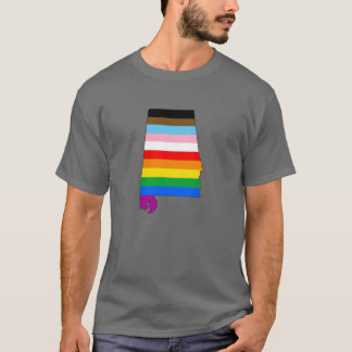T-shirt Fierté inclusive de l'Alabama