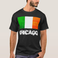 Fierté irlandaise de Chicago avec drapeau de l'Irl