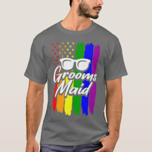 T-shirt Fierté LGBT Gay Enterrement de vie de garçon Engag