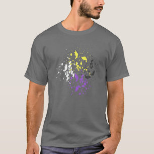 T-shirt Fierté non binaire subtile, Indicateur de fierté
