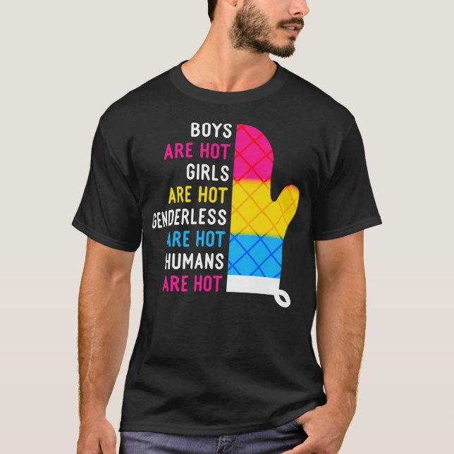 T-shirt Fierté pansexuelle Définition, Pansexualité drôle  (Devant)