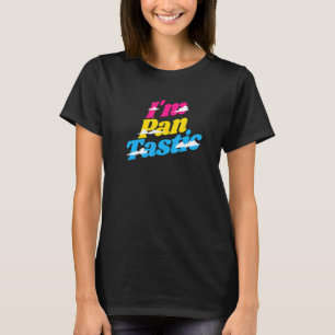 T-shirt Fierté Pansexuelle Pan Tastic LGBTQ Rétro Subtil F