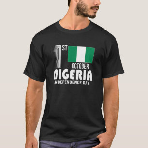 T-shirt Fierté patriotique du Nigeria Jour de l'indépendan