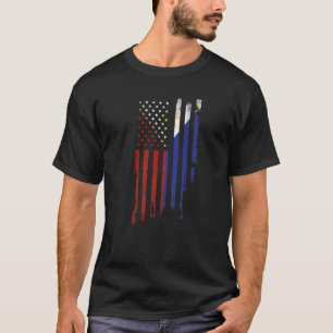 T-shirt Fierté philippine américaine Philipines déprimée
