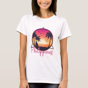 T-shirt Fierté philippine cadeau de surf de plage Philippi