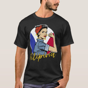 T-shirt Fierté Philippine Pinay Femme Girfriend Philippine