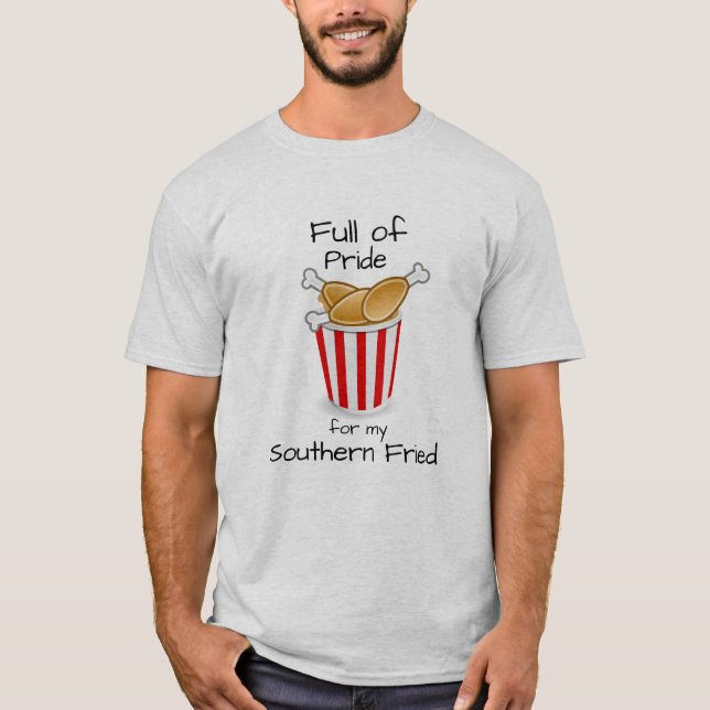 T-shirt Fierté pour poulet frit du Sud (Devant)