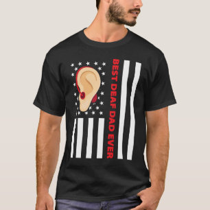 T-shirt Fierté sourde ASL Geste de la main de l'aide à l'a