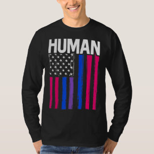 T-shirt Fierté transgenre humaine Drapeau trans Ally Fière
