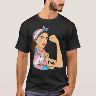 T-shirt Fierté transgenre Indestructible LGBT Transflag Tr