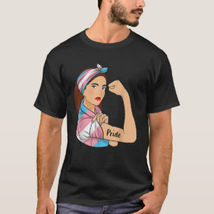 T-shirt Fierté transgenre Indestructible LGBT Transflag Tr
