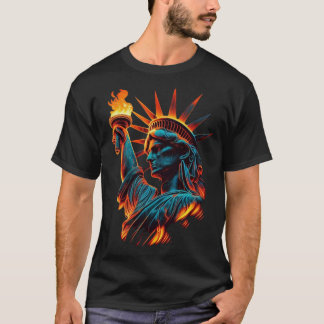 T-shirt Fiery Liberty