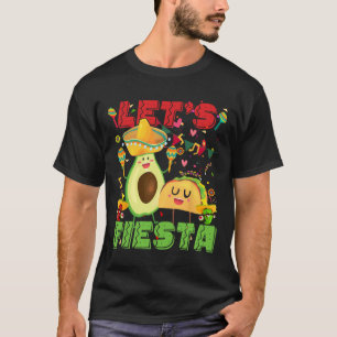 T-shirt Fiesta Avocado Et Tacos Cinco De Mayo Mexic