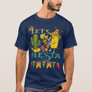 T-shirt Fiesta Avocado Et Tacos Cinco De Mayo Mexic