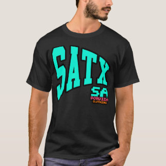 T-shirt Fiesta Colorway de fanion de ville de SATX POR
