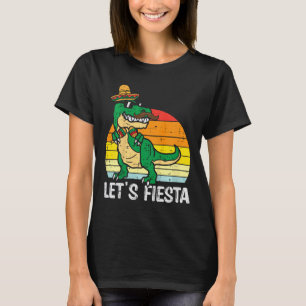 T-shirt Fiesta Dino Mexicain Trex Cinco De Mayo Toddl
