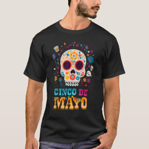 T-shirt Fiesta Mexicaine Sombrero Cinco De Mayo Ou Drinko