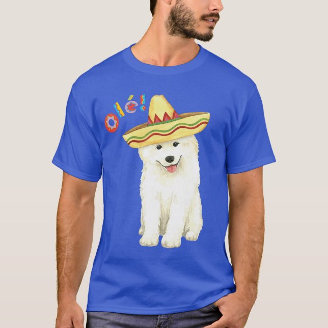 T-shirt Fiesta Samoyed (Devant)