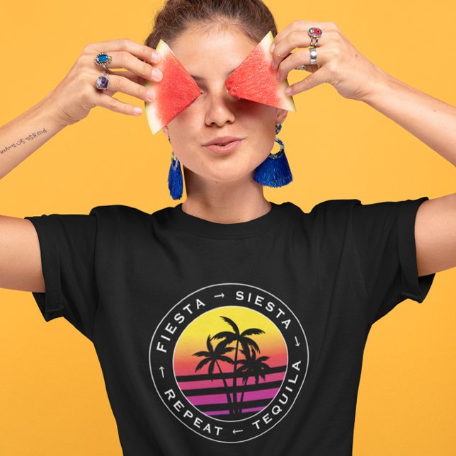 T-shirt Fiesta Siesta Tequila Répète Bachelorette Party (Créateur téléchargé)