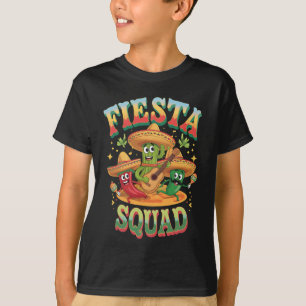 T-shirt Fiesta Squad Funny Cinco De Mayo Parti Mexicain