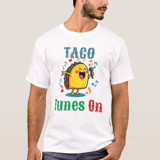 T-shirt Fiesta Taco chante la tenue caricaturale mexicaine
