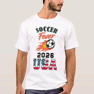 T-shirt Fièvre du FOOTBALL 2026 USA Fan Gear Limited Editi