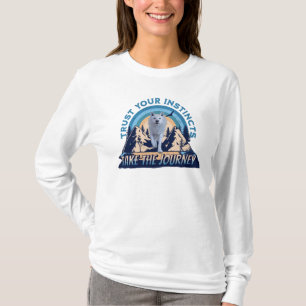 T-shirt Fiez-vous à vos instincts Aventure du loup arctiqu