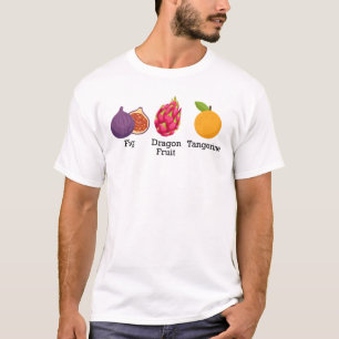 T-shirt Fig Dragon Fruit Tangerine Fruit Subtil Anti Trump