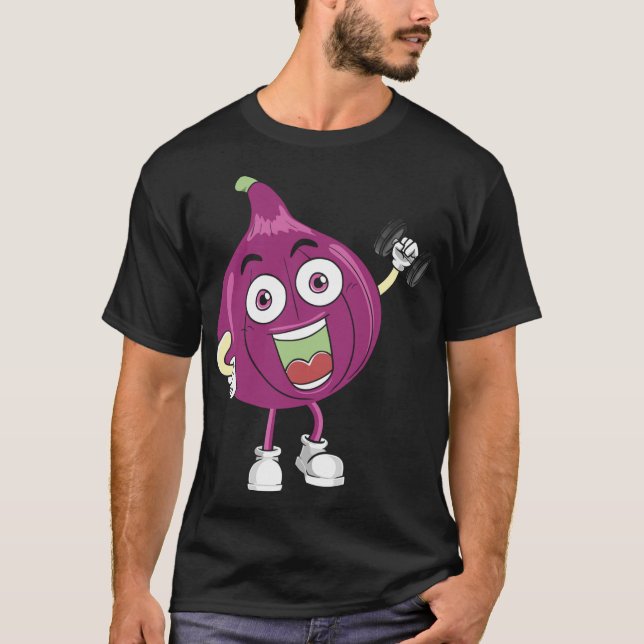 T-shirt Fig, Fruit Costume d'entraînement Bodybuilding Asc (Devant)