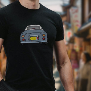 T-shirt Figarations Jote Lapis Gris Figaro Voiture Graphiq