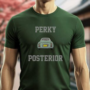 T-shirt Figarations Vert Figaro Voiture Drôle Perky Poster