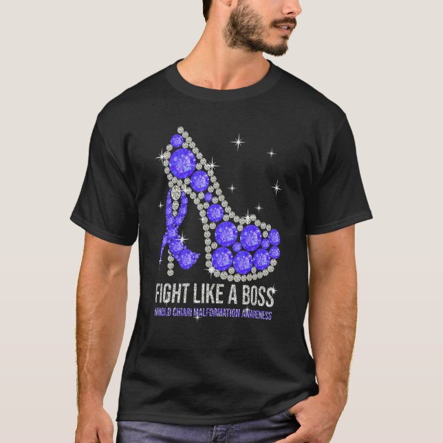 T-shirt Fight Like A Boss Fabulous Arnold Chiari Malformat (Devant)