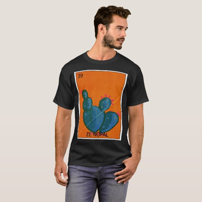 T-shirt Figuier de Barbarie Loteria d'EL (Devant entier)