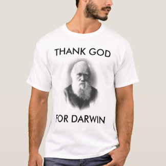 T-shirt figure7-darwin, REMERCIENT UN DIEU, DE DARWIN