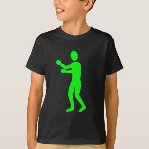 T-shirt Figure de boxe - Vert