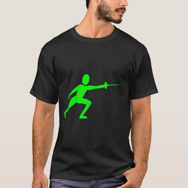 T-shirt Figure de clôture - Vert (Devant)